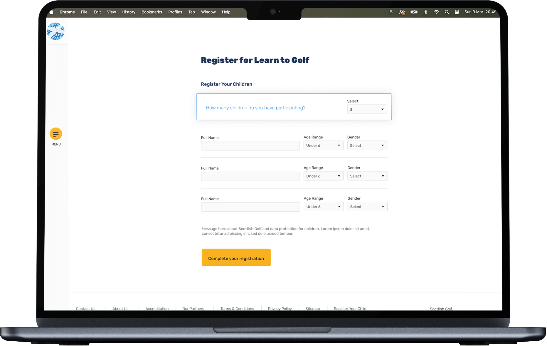 Register details